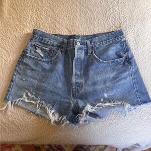 Levi's Blue Jean Shorts